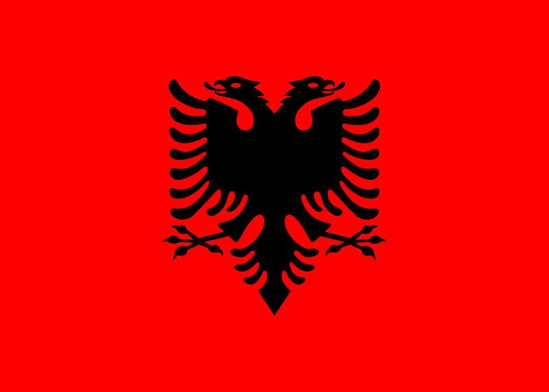 Bandera de Albania