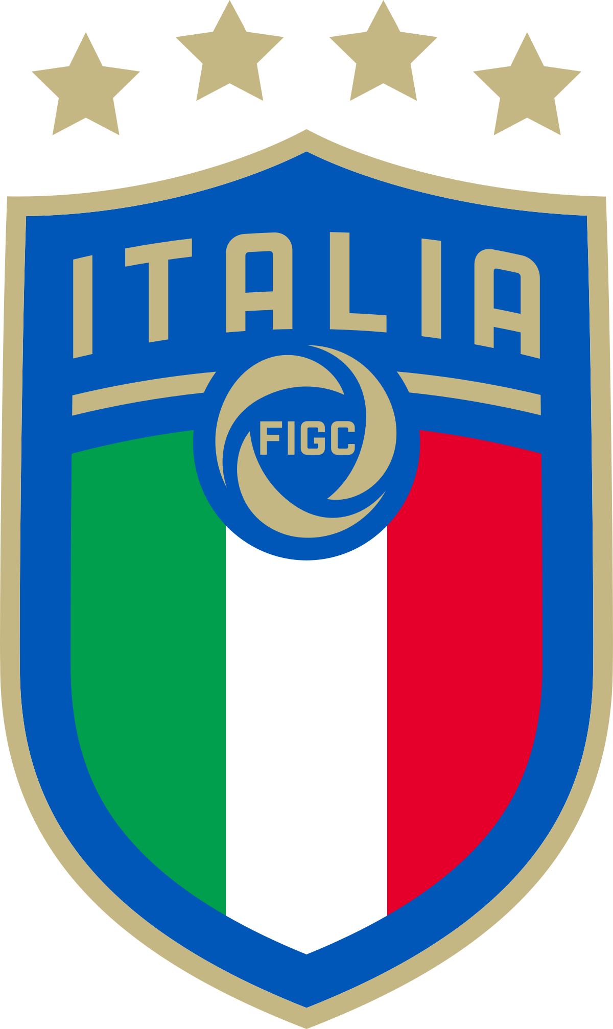 Escudo de la selección italiana